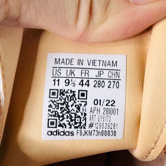 Adidas Stan Smith Women’s Sneakers Sz 11, skateboard embroidered NWT peach pink - Picture 8 of 9